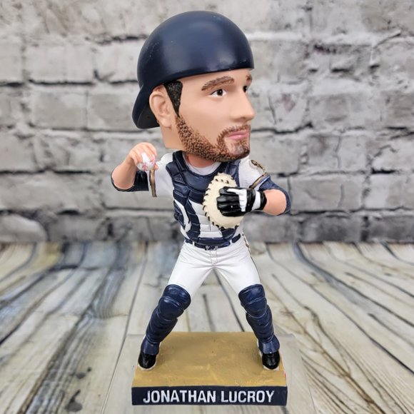 Milwaukee Brewers Jonathan Lucroy Collectible Bobble Head Figure 2012 MLB - Picture 2 of 9